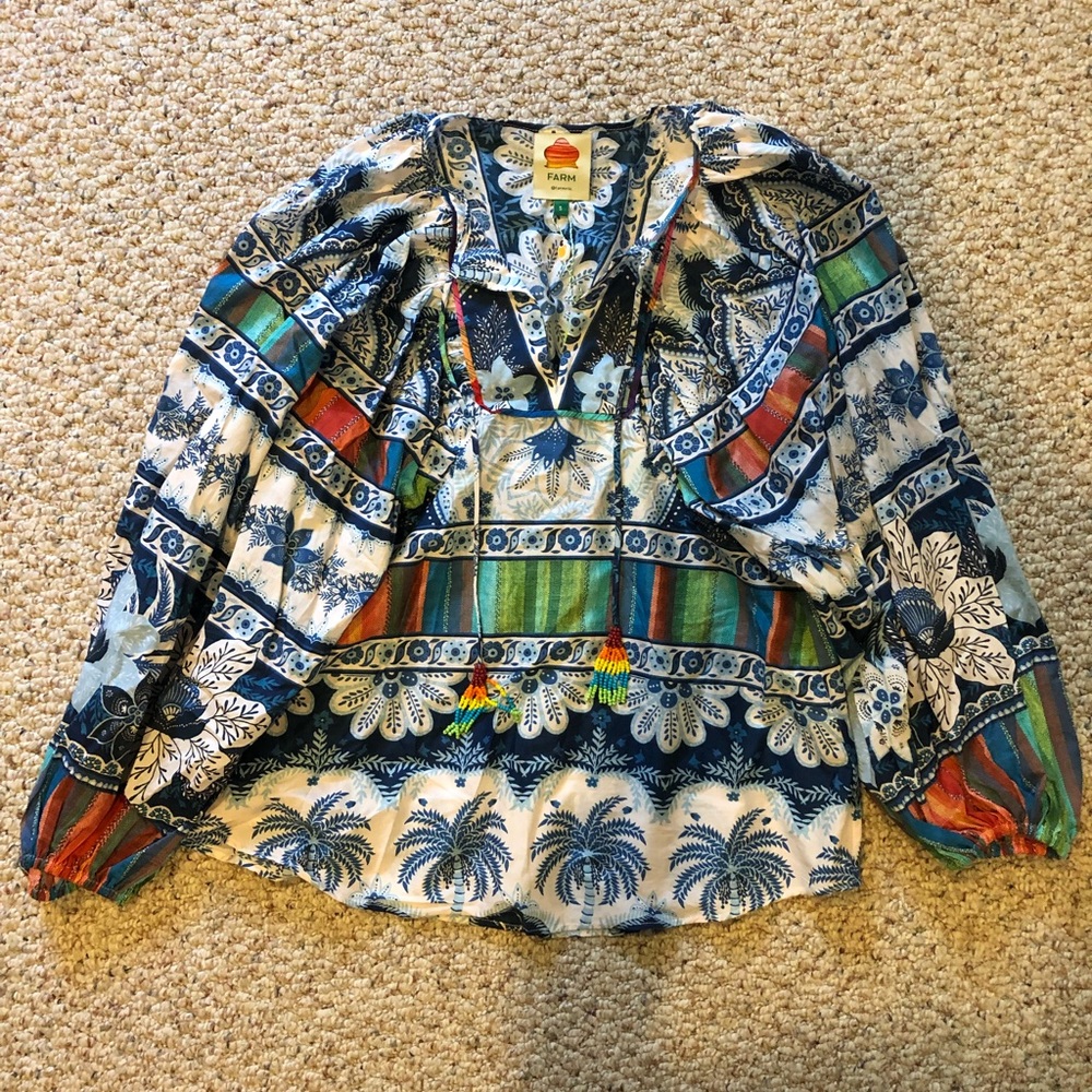 Farmrio Womens Colorful Blouse